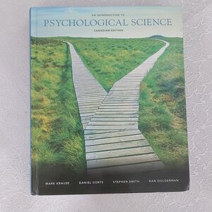 An Introduction to Psychological Science hardcover textbook